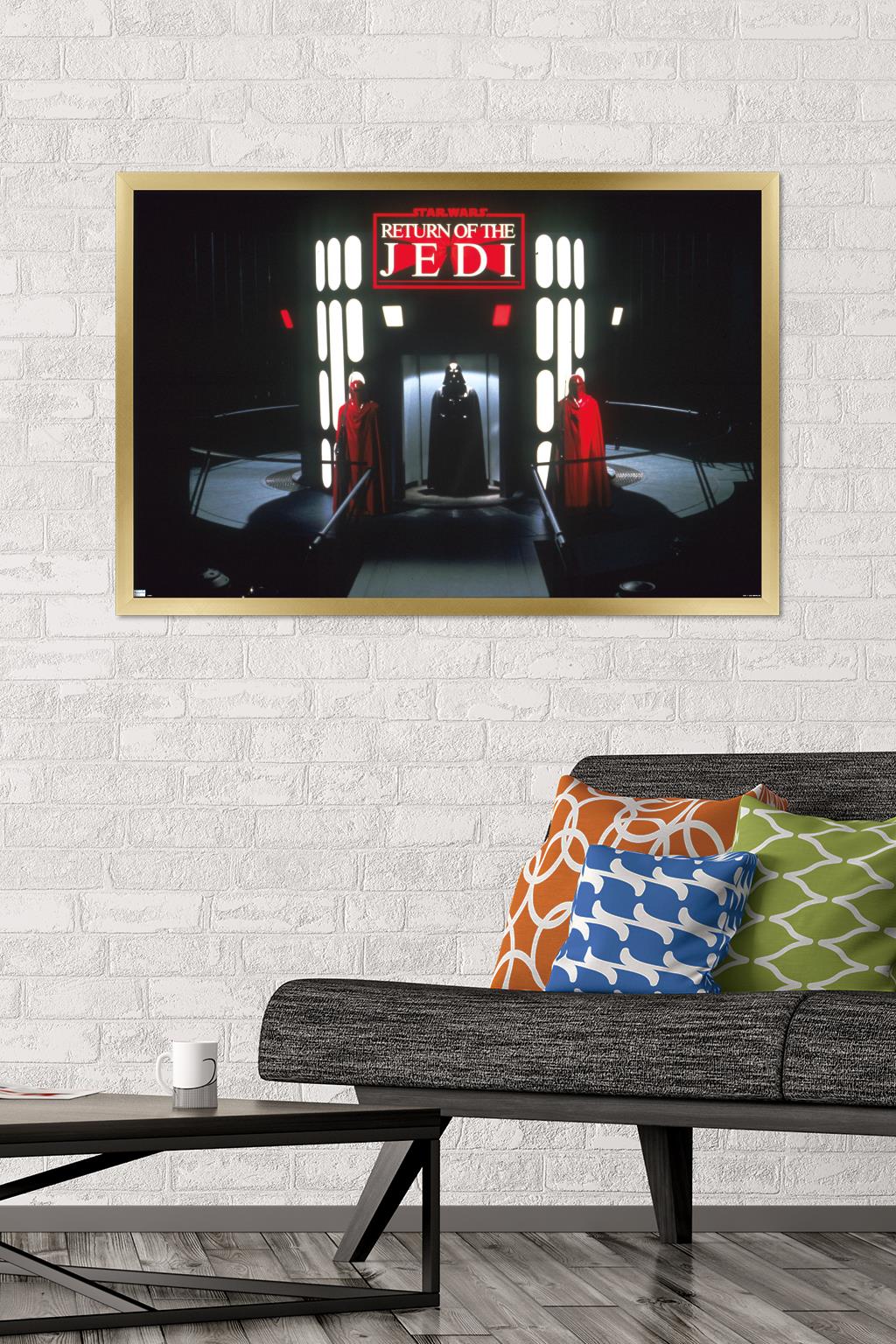 Star Wars: Return of the Jedi - Vader and Royal Guard Wall Poster, 22.375" x 34" Framed