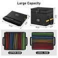thumbnail image 6 of File Box; Fireproof Document Box; with Lock; Upgraded 2 Layer Water-resistant Organizer; Portable; Collapsible Storage Cabinet; Reflective Strip, 6 of 6