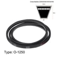 thumbnail image 2 of Uxcell O-1250 1250mm Pitch Length V Belts Drive Belt Rubber for Power Transmission, 2 of 6