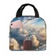 thumbnail image 1 of Disketp Sunset Airplane Travel View Bolsa Térmica para Almuerzo para Hombre y Mujer, Ideal para Trabajo, Senderismo y Picnic, 1 of 8