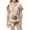 t#109Khaki261, variant on CAIVO Child Outfit Sets Kids Cartoon Printed Button Down Lapel Short Sleeve Summer Shirt Tops Shorts Comfortable Sleep Boys Girls Soft Home Everyday Relaxed Fit Clothes Sets