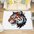 thumbnail image 1 of 3x5 Rug, Tiger Door Mat Washable Non Slip Soft for Entryway, Tiger Head Wild Animal Rug, Wildlife Carpet, Tiger Home Decor & Gifts, 1 of 7