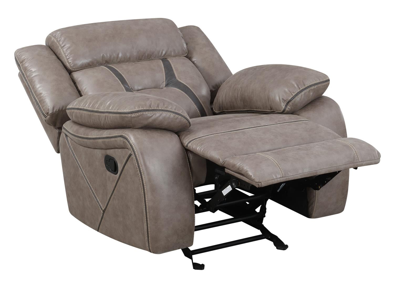 Steve Silver Tyson Glider Recliner, Taupe
