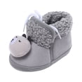 thumbnail image 6 of Infant Baby Boys Girls Cotton Soft Sole Non-Slip Cartoon Animal Decoration Snow Boots, 6 of 8