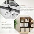 thumbnail image 3 of ANHDAH 9-Cube Storage Organizer & Bookcases, Closed Back Display Shelves for Living Room, Bedroom, Home Office, White Oak, 3 of 8