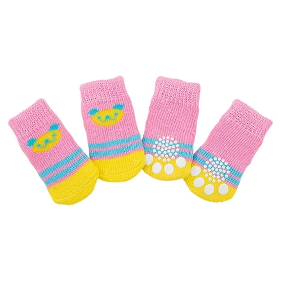 Dog Socks Pet Clothes, Anti-Scratch Protector, for Small/Medium Dogs/Cats, Indoor/Outdoor Wearable Booties
