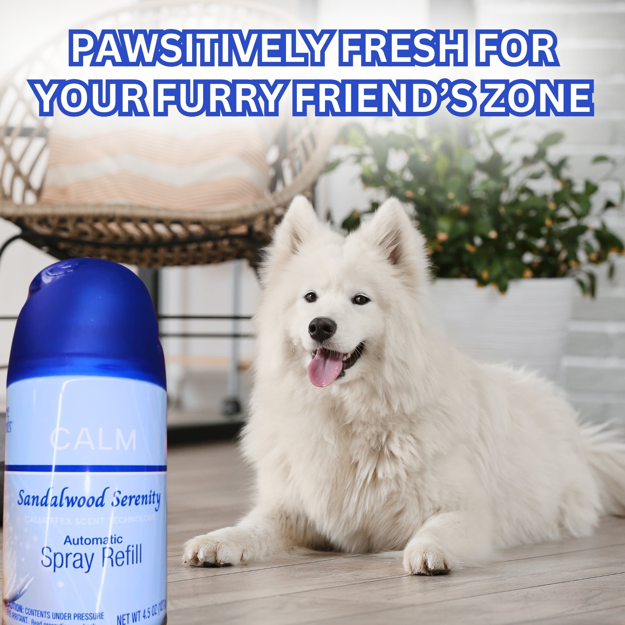 Automatic Spray Refill Sandalwood Serenity Calm Scent 4.5 Oz 3 Pack, Scented Air Freshener Long Lasting Odor Neutralizer Deodorizer w/ Snoep in Beperkte Oplage