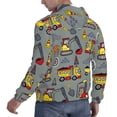 thumbnail image 3 of Bingfone Funny Construction Men'S Drawstring Hoodie Long Sleeve Pocket Sweatshirts-Large, 3 of 9