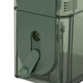 thumbnail image 2 of Rupoun Manual Pencil Sharpener 7 Speeds Adjustable Portable Handheld Sharpener for 6 to 8mm Pencil Charcoal Art Supplies, Transparent Green, 2 of 9