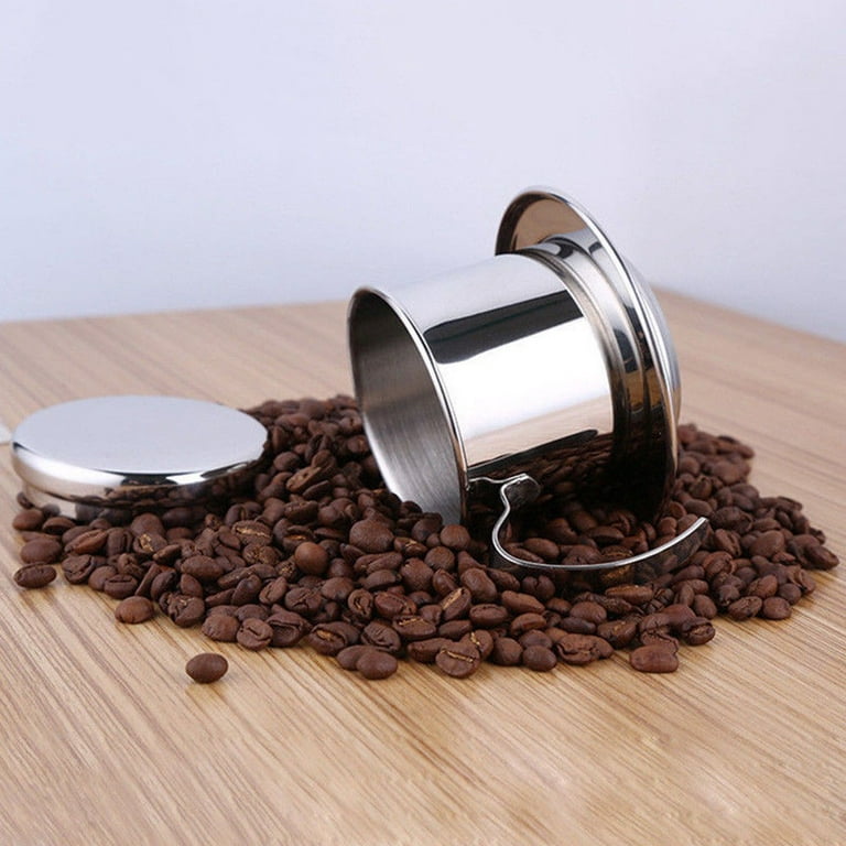 Vietnamese Coffee Filter Stainless Steel Vietnamese Style Coffee Dripper  Maker Pot Infuse Cup Portable Coffee Drip Filter - AliExpress