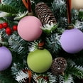 thumbnail image 2 of Decoration Christmas, 12Pcs Christmas Ball Ornaments Plastic Textured 2.36in Xmas Tree Decorative Balls Hanging Ornaments Christmas Indoor Decoration Home Decor Gift Party Supplies, 2 of 6