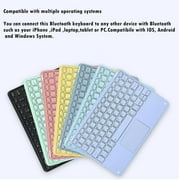 iPad 10th Generation 2022 Keyboard case with trackpad Cute Color Keyboard Ultra-Thin Removable Bluetooth Smart Keyboard Cover