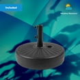 thumbnail image 5 of GARDEN 9 Ft Patio Umbrellas w/ Black Round Base Included for Outdoor Shade, Beige, 5 of 7