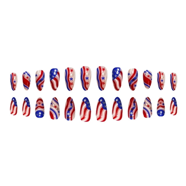 SIfdSeng My Items Party Ready Wearable Nails for Event & Party Use Nail for Celebrations Easy Application Materials Party
