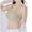 Green, variant on Women's Fixed Cup Lift Seamless Bra Adjustable Underwire Breathable Retraction Purple M