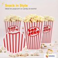 thumbnail image 5 of 20-Pack Movie Night Popcorn Boxes for Party - 26oz Large Paper Snack Buckets - Movie Theme Party Decorations, Event Favors, Container, Carnival and Cinema Night Supplies - Red/White, 6"x2.75", 5 of 6
