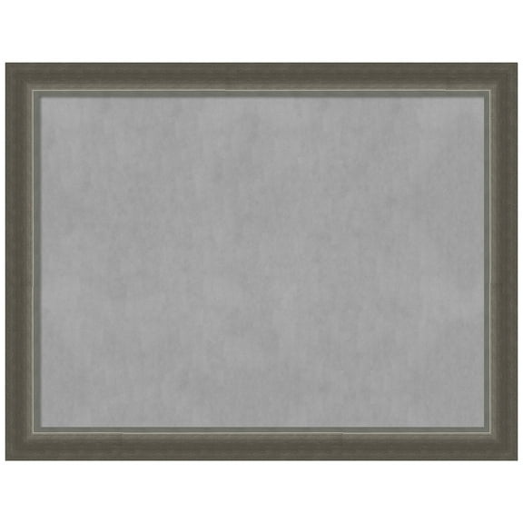 Amanti Art Domus Dark Silver Framed Magnetic Board 27 x 21 in.