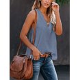 thumbnail image 2 of Débardeurs Décontractés Sans Manches V Cou Été pour Femmes – – – – – – – – – – – – – – – – – – – – – –, 2 of 5