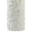 thumbnail image 4 of Benzara BM240922 Table Lamp with Polyresin Base & Baroque Scroll Design, White, 4 of 5