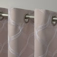 thumbnail image 3 of Exclusive Home Amelia Woven Blackout Grommet Top Curtain Panel Pair, 3 of 6