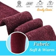 thumbnail image 4 of Lian Lifestyle Awesome Women's 3 Pairs Knee High Cotton Socks, Breathable, Fancy and Cozy Size 2.5-7 L158212(Wine), 4 of 7