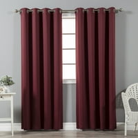 Red Blackout Curtains Product Image Quality Home Thermal Insulated Blackout Curtains Stainless Steel Nickel Grommet Top Beige 52