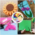 thumbnail image 5 of 40 Sheets Diy Craft Felt Sheets Colorful Patchwork Sewing Crafts Fabric Sheets Diy Felt Material, 5 of 6