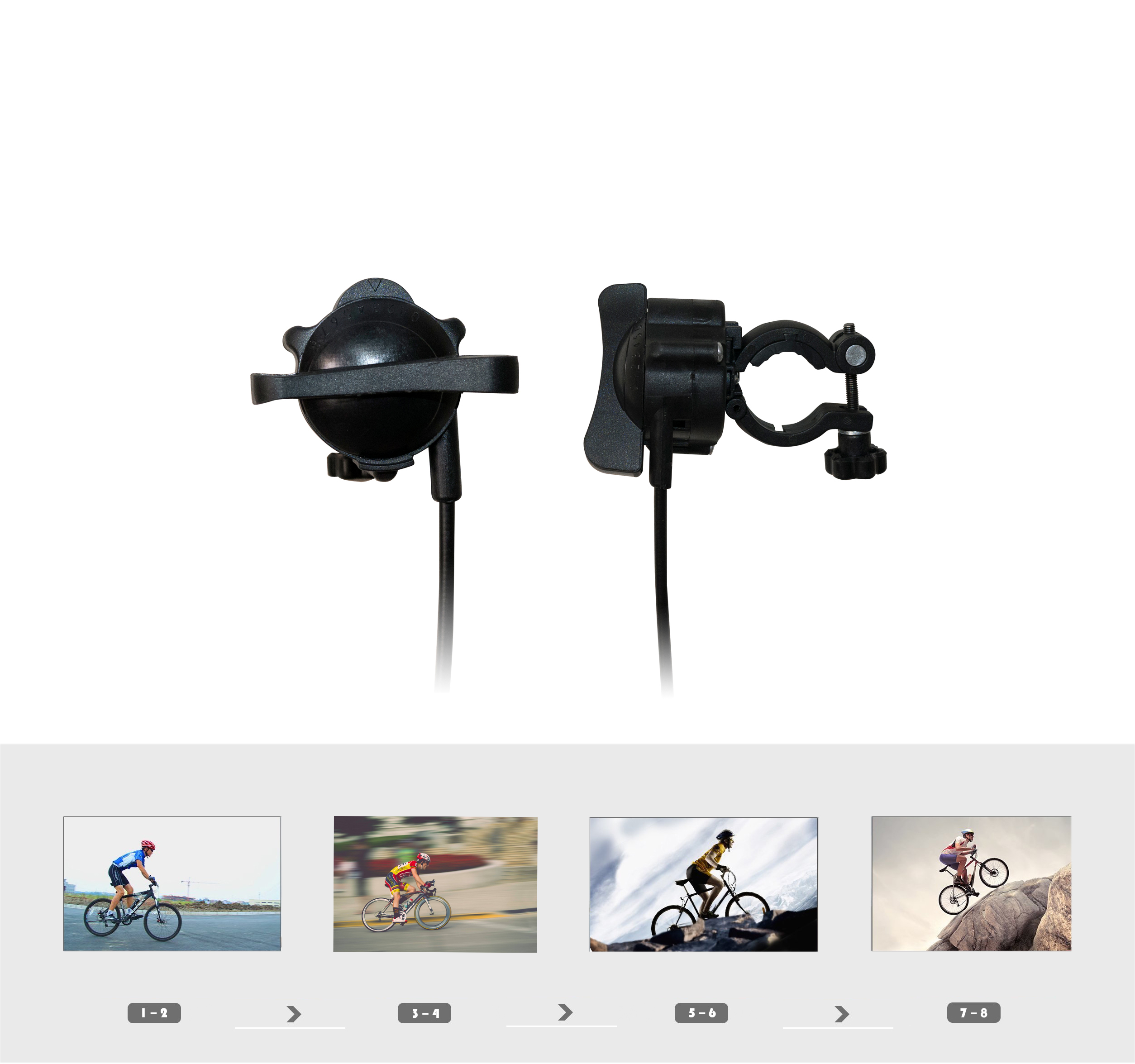 Balancefrom bike trainer stand steel bicycle exercise magnetic stand with front wheel riser block Clearance