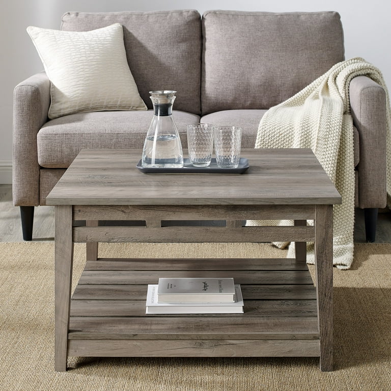 Washed gray coffee sale table