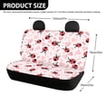 thumbnail image 4 of CHAQLIN Ladybug Hearts Pattern Car Backseat Covers with SUV Truck, Wear Resistant Non-Slip Car Rear Seat Covers(Set of 2 Pieces), 4 of 7