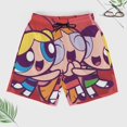 thumbnail image 3 of The Powerpuff Girls Mens Swim Trunks with Compression Liner Board Shorts Quick Dry Swim Shorts Bathing Suits 3XL, 3 of 8