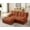 Orange, variant on YWEN 77" Sectional Sleeper Sofa with Ottoman, L Shaped Modular Deep Seat Couches for Living Room Apartment, Flexible Module Combination Cloud Sofa with Spring Support, Easy Assembly