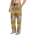 thumbnail image 5 of GZHJMY Mexican Talavera Men's Pajama Pants, Soft and Comfortable Lounge Sleep Bottoms with Pockets, Men's Sleepwear with Custom Print, Small, 5 of 7