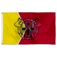 thumbnail image 2 of Bayyon Shield with Axes Flag Banner with Grommets 3x5Feet Man cave Decor, 2 of 6