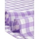 thumbnail image 5 of Vestido de manga corta vintage de color con panel de contraste y cuello con volantes para mujer Morado S, 5 of 5