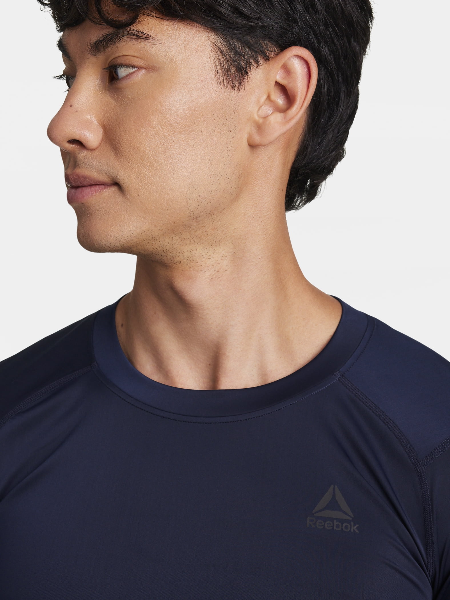 Reebok Men's and Big Men's Kinetic Compression Long Sleeve Top, Sizes XS-5XL