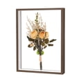thumbnail image 1 of Marco de Flores Secas de 1 Paquete, 12 x 16 Pulgadas, Marco Flotante de Fotos de Flores Secas de Madera de Acrílico Doble [Café], 1 of 7
