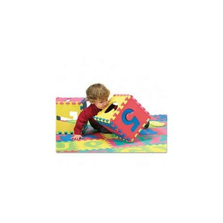 Chenille Kraft 4390 Wonderfoam Letters and Number Puzzle Mat 72 Pieces