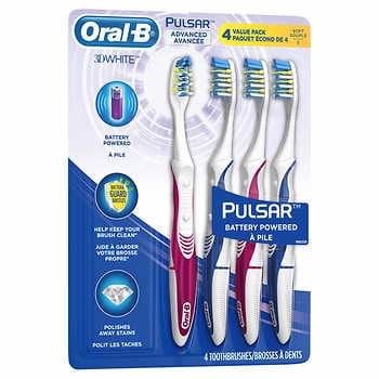 oral b pulsar 4 pack