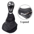 thumbnail image 1 of For VAZ-2170 for Lada Gear Shift Knob cover Lever with black/red/blue stitching, 1 of 8