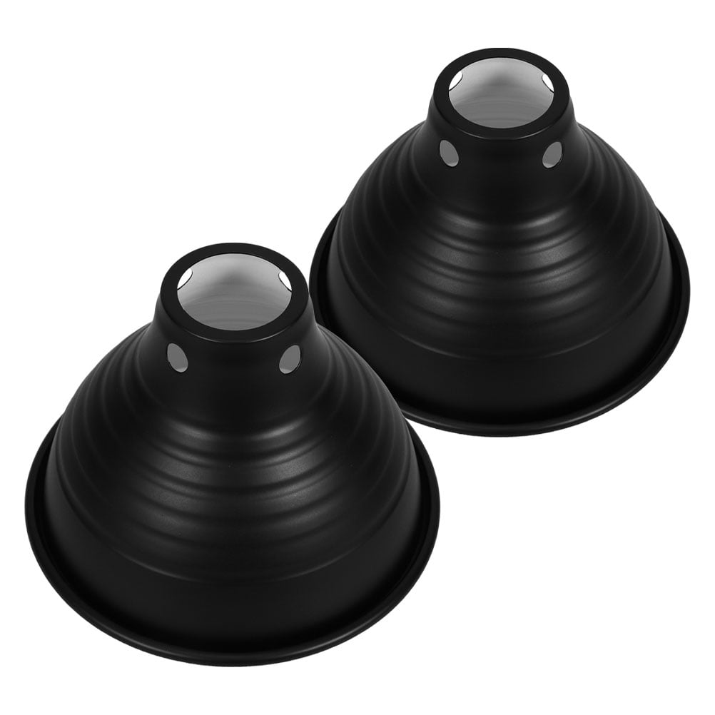 UPOUART 2pcs Reptile Dome Light Shade Heat Lamp Guard for Terrarium Enclosures