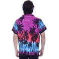 thumbnail image 2 of Varnit Crafts Mens Hawaiian Shirt Relaxed-Fit Funky Casual Opal Purple 3XL, 2 of 7