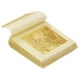 thumbnail image 1 of Bearachild 10 Uds. Papel de aluminio de oro Real ligero 24k papel de arte de decoración fino libro de hojas doradas comestibles foto de coche pinturas, 1 of 6