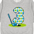 thumbnail image 3 of Inktastic Argyle Golf 3rd Birthday Toddler Sweatshirt, 3 of 4