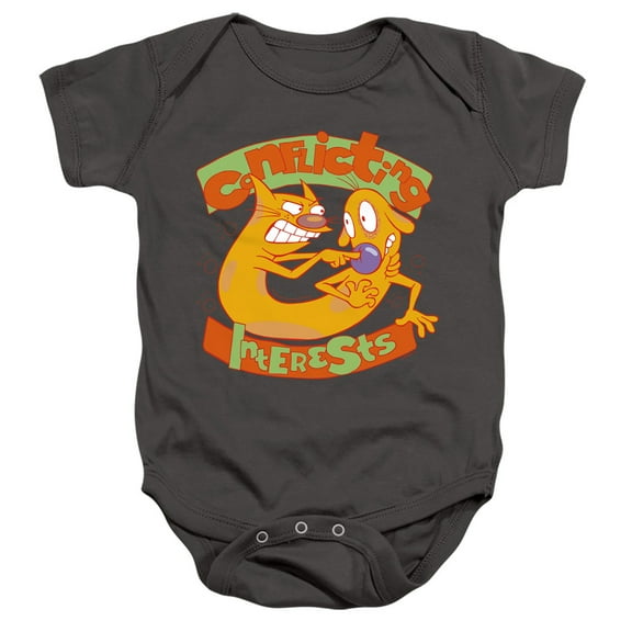 Catdog Conflicting Interests Unisex Infant Snap Suit for Baby