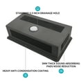 thumbnail image 6 of 33" Undermount Kitchen Sink - 33 x 19 x 9 inch Gunmetal Black Single Bowl 16 Gauge Stainless Steel Ledge Workstation Kitchen Sinks, 6 of 9