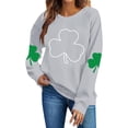 thumbnail image 4 of hotojiny St. Patrick's Day Gift for Women Lightweight Crew Neck Sweatshirt Long Sleeve Casual Loose Fit Fall Tops Everyday Wear, 4 of 6