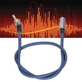 thumbnail image 4 of Cable de Audio Masculino de 3,5 mm de Hurbra A 90, 4 Conductores de 90 Grados de Audio Cable de Audio de Alto Fidelidad Diseño de Ángulo Recto Aleación de Aluminio Resistente, 4 of 7