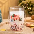 thumbnail image 6 of KGJQ Glitter Christmas Wine Glass, 300ml Double Layer Tumbler for Wine Juice, Sparkling Holiday Drinkware, Festive Party Home Gift, 6 of 7