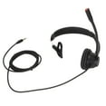 thumbnail image 1 of 3.5mm Telephone Headset, Customer Service Earphone Wired With Mic For Office, 1 of 8